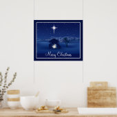 Poster voor prettige kerstfeestdagen (Keuken)