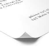 Poster voor prijslijst met moderne ventilatoren (Hoek)