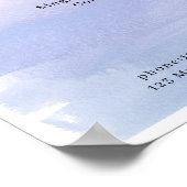 Poster voor prijslijst voor moderne Waterverf (Hoek)