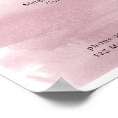 Poster voor prijslijst voor moderne Waterverf (Hoek)