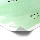 Poster voor prijslijst voor moderne Waterverf (Hoek)