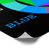 Poster voor primaire kleuren (Hoek)