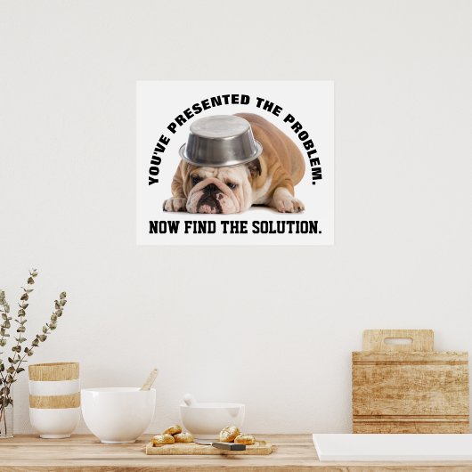 Poster voor probleemoplossing (Keuken)