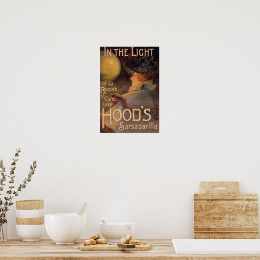 Poster voor promotie van Sarsaparilla in Hood (Keuken)