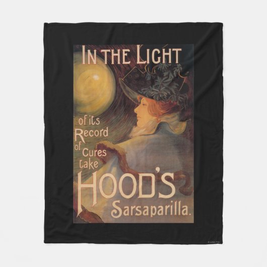 Poster voor promotie van Sarsaparilla in Hood Fleece Deken (Voorkant)