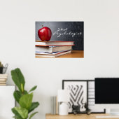 Poster voor psycholoog op school (Thuiskantoor)