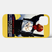 poster voor reclame voor de Olympische Winterspele Case-Mate iPhone Case (Achterkant (horizontaal))