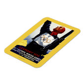 poster voor reclame voor de Olympische Winterspele Magneet (Linkerzijde)