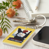 poster voor reclame voor de Olympische Winterspele Sleutelhanger (Voorkant Rechts)