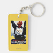 poster voor reclame voor de Olympische Winterspele Sleutelhanger (achterkant)