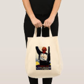 poster voor reclame voor de Olympische Winterspele Tote Bag (Voorkant (product))