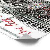 Poster voor redding van dieren en adoptie van huis (Hoek)