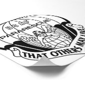 Poster voor reddingsoperaties (Hoek)