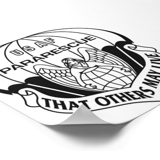 Poster voor reddingsoperaties (Hoek)