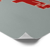 Poster voor regels overtreden (Hoek)