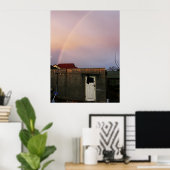 Poster voor regenboog (Thuiskantoor)