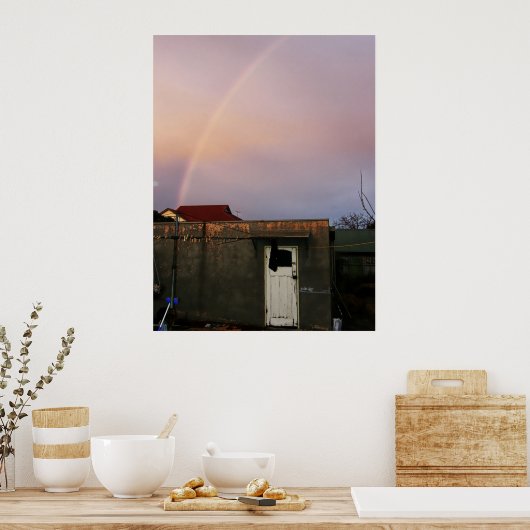 Poster voor regenboog (Keuken)