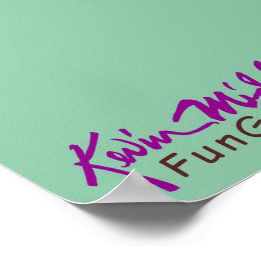 Poster voor regenboogblindedarm (Hoek)