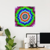 Poster voor regenboogexplosie (Thuiskantoor)