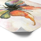 Poster voor regenboogvlinderpremiumcanvas (5 x 7) (Hoek)