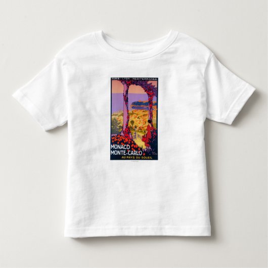 Poster voor reispromotie kinder shirts (Voorkant)