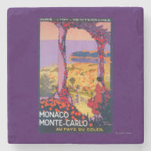 Poster voor reispromotie stenen onderzetter (Voorkant)