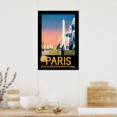  Poster voor reisreclame in Parijs (Keuken)