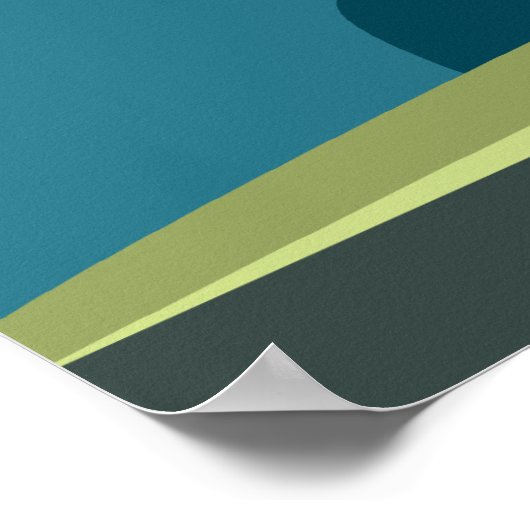 Poster voor reiswasserij, medium (Hoek)