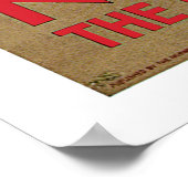 Poster voor reizen door Noorwegen (Hoek)