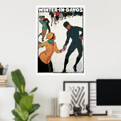 Poster voor reizen in Davos (Thuiskantoor)