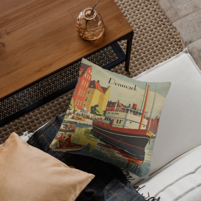 Poster voor reizen in Denemarken Kussen (Creator heeft geüpload)