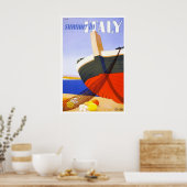 Poster voor reizen in Italië (Keuken)