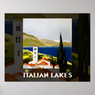 Poster voor reizen in Italië