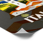 Poster voor reizen in Italië (Hoek)