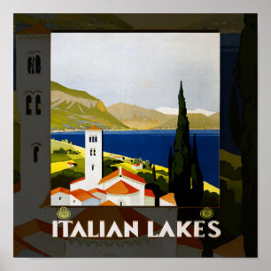 Poster voor reizen in Italië