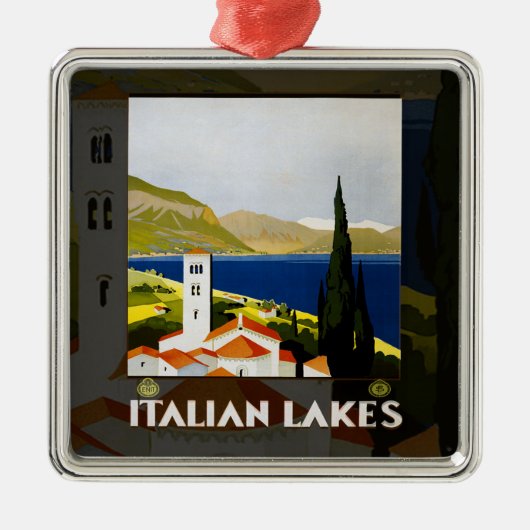 Poster voor reizen in Italië Metalen Ornament (Voorkant)