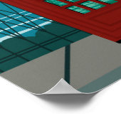 Poster voor reizen in Londen (Hoek)