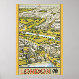 Poster voor reizen in Londen