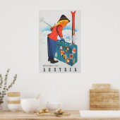 Poster voor reizen in Oostenrijk (Keuken)