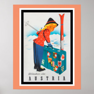 Poster voor reizen in Oostenrijk