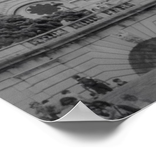 Poster voor reizen in Parijs: Sacre Coeur (Hoek)