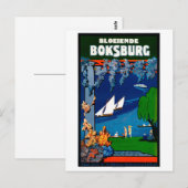 Poster voor reizen in Zuid-Afrika Boksburg Briefkaart (Voorkant / Achterkant)
