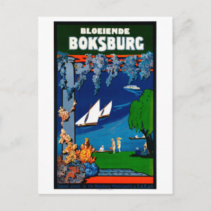 Poster voor reizen in Zuid-Afrika Boksburg Briefkaart