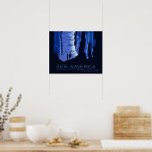 Poster voor reizen met reisafdruk (Keuken)