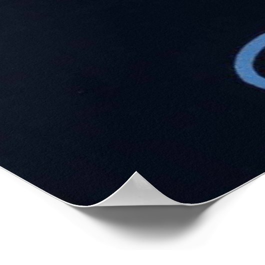 Poster voor reizen met reisafdruk (Hoek)