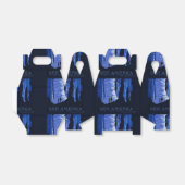 Poster voor reizen met reisafdruk bedankdoosjes (Uitgevouwen)