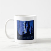 Poster voor reizen met reisafdruk koffiemok (Links)