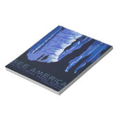 Poster voor reizen met reisafdruk notitieblok (Linkerzijde)