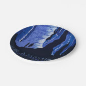 Poster voor reizen met reisafdruk papieren bordje (Gekanteld)