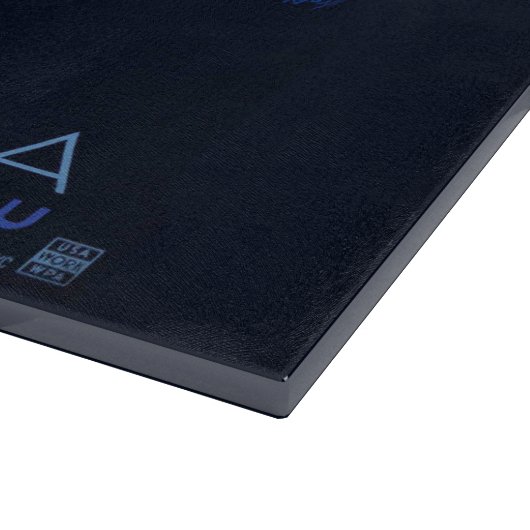 Poster voor reizen met reisafdruk snijplank (Hoek)